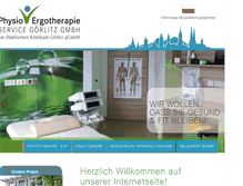 Tablet Screenshot of physiotherapie-klinikum.de